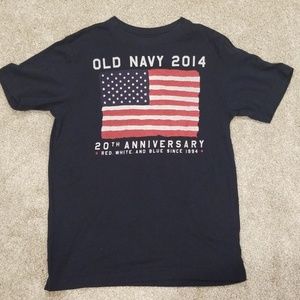 Old Navy American Flag Shirt-Youth Large 10/12